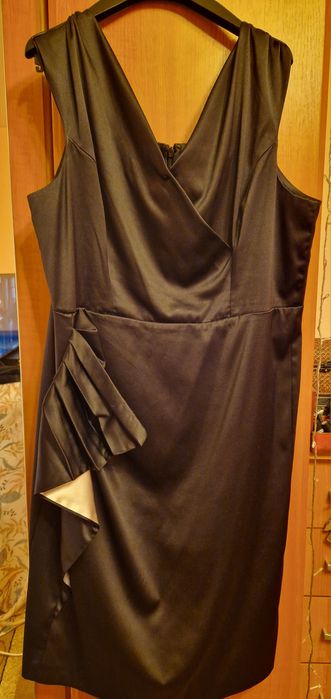 Rochie elegantă botez/nunta/petrecere 20 UK 48 Debenhams little black