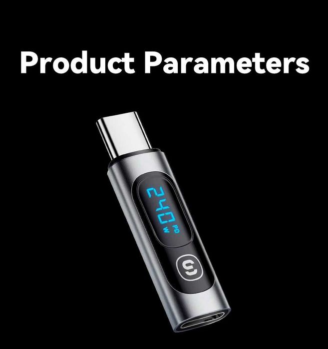 Tester USB 240W USB C voltmetru tester tensiune