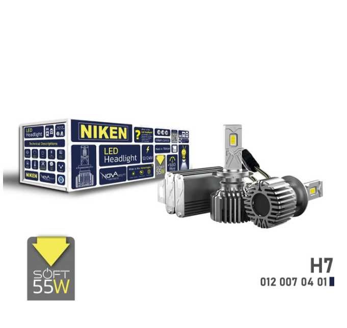 LED крушки H7 NIken NOVA SOFT