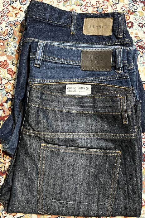 Джинсы Bugatti.  Denim co. и ESPRIT Мужские
