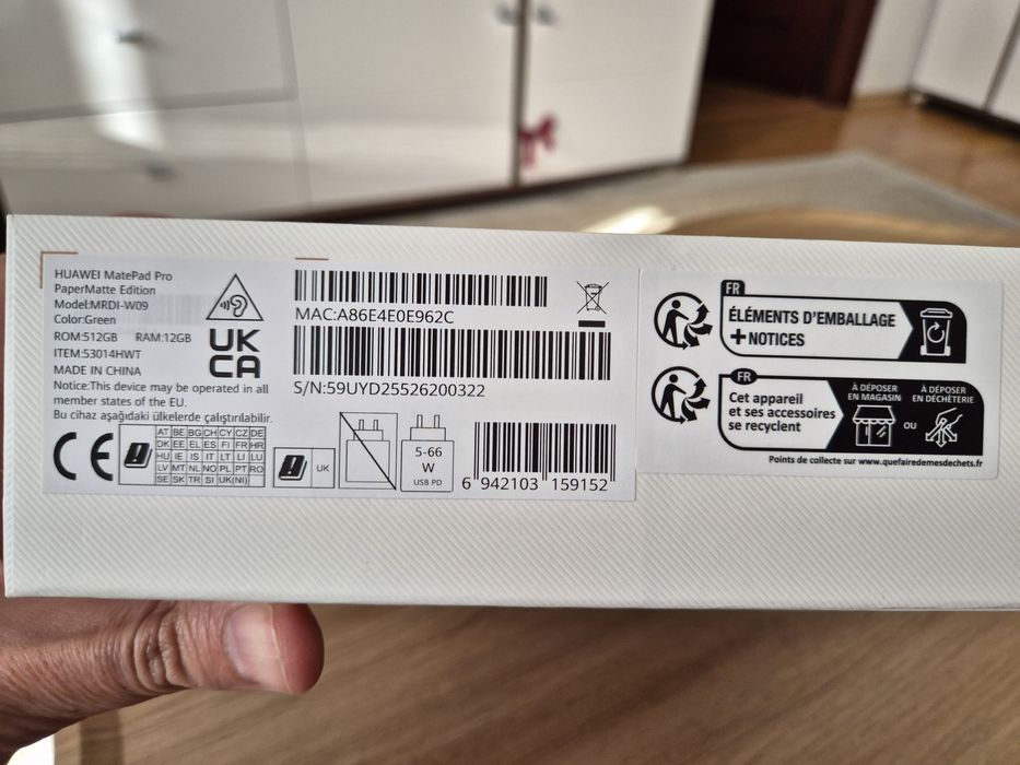 Tableta Huawei MatePad Pro 11.2 PaperMatte Edition