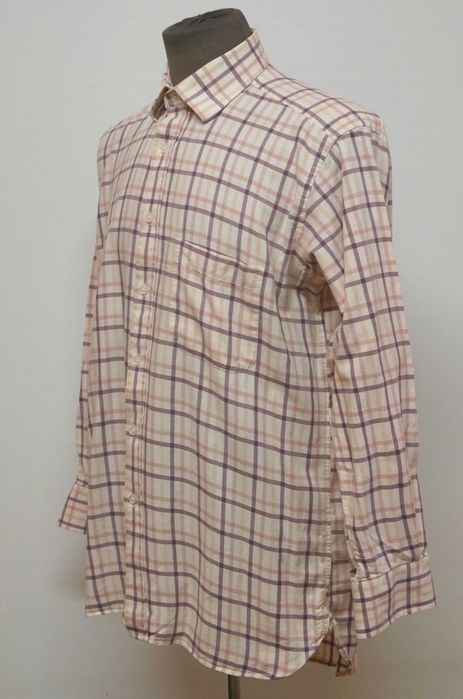 Camasa carouri Charles Tywhitt  flanel marimea 39 -15 1/2