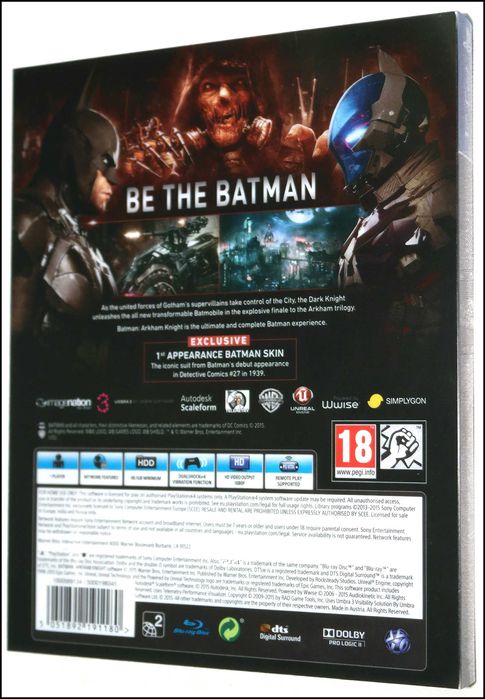 Batman Arkham Knight PS4 Playstation 4