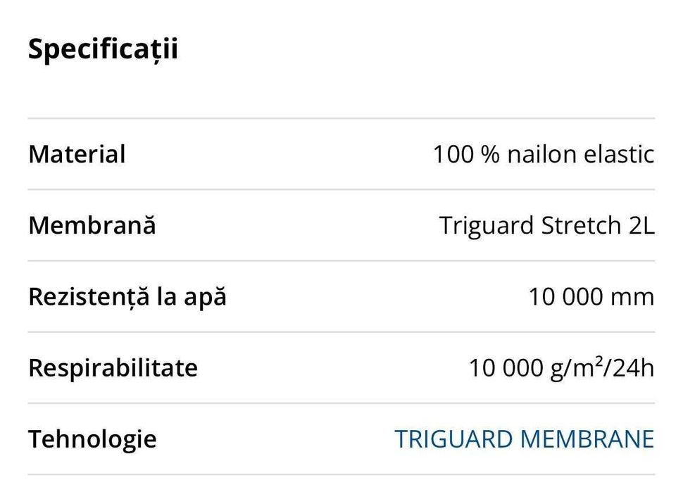 Geaca ski dama marimea S Trimm VALONA