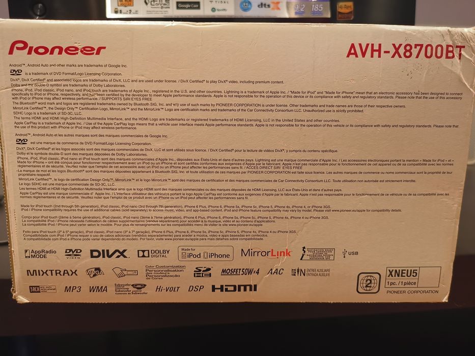 Pioneer AVH X8700BT