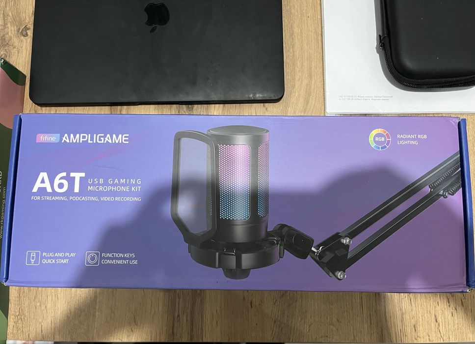 Продам микрофон Fifine AmpliGame A6T