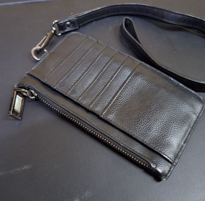 Портфейл Zara - еко кажа, черен