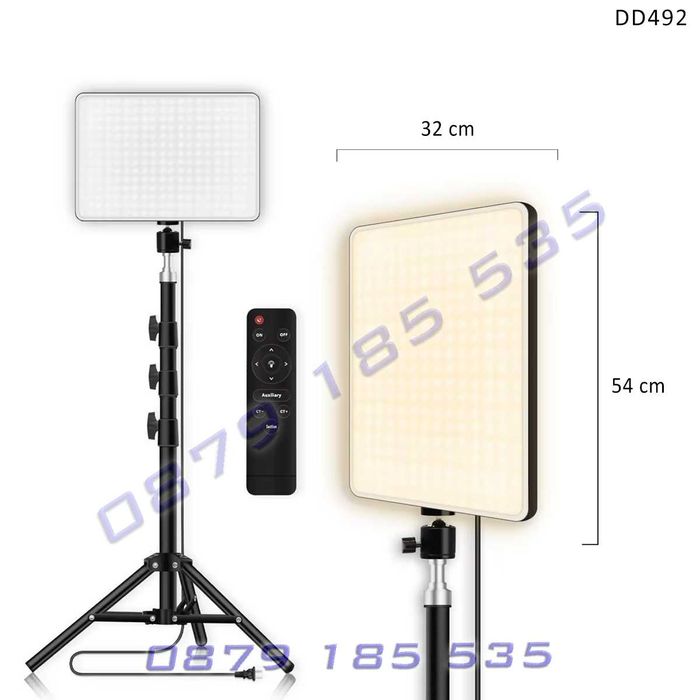 LED панел 80W правоъгълно осветление видео снимки лед светлина фото