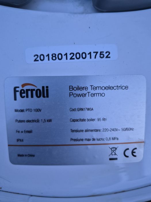 De vanzare boiler electric