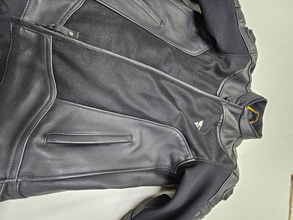 Geacă moto de vară piele +mesh Shima  56 XL-XXL