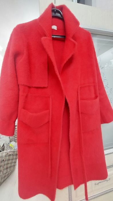 Пальто шерсть альпака Италия