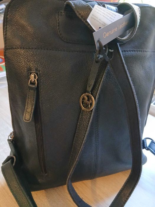 Rucsac piele nou bleumarin