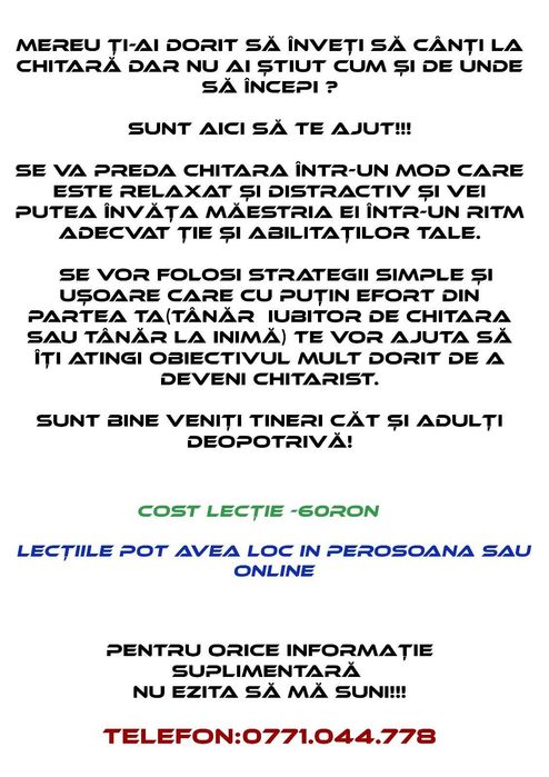 Lectii De Chitara  d(^o^)b
