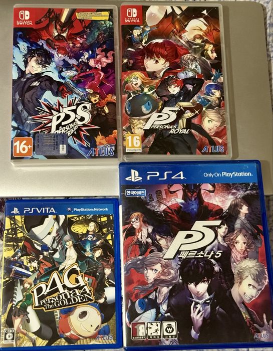 Серия игр Persona Nintendo Switch, Ps Vita, Sony playstation 4