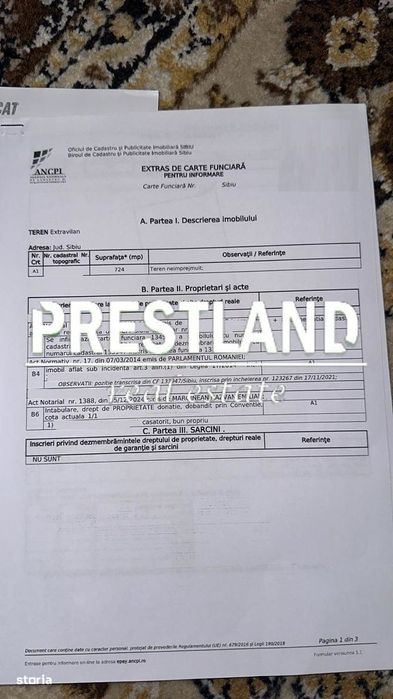 Teren exreavilan in Dealul Sibiului