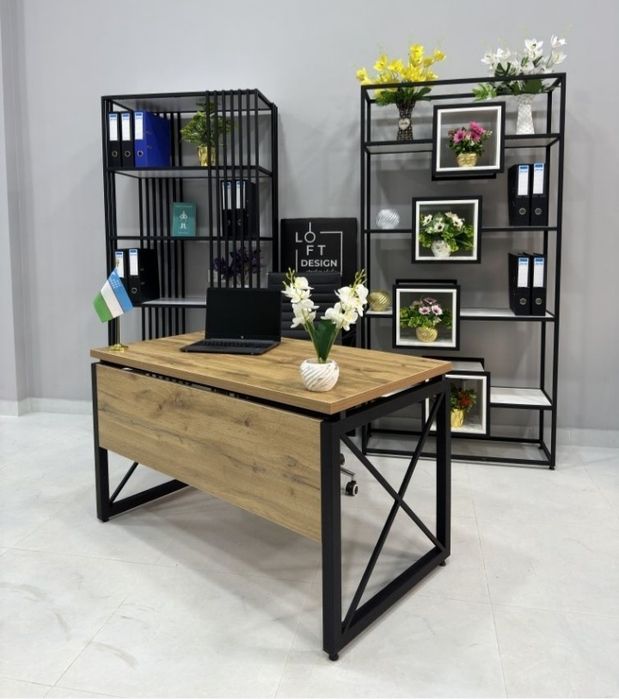 Лофт стилдаги офис столлар