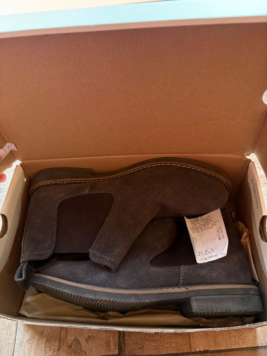 Ghete barbati din piele intoarsa