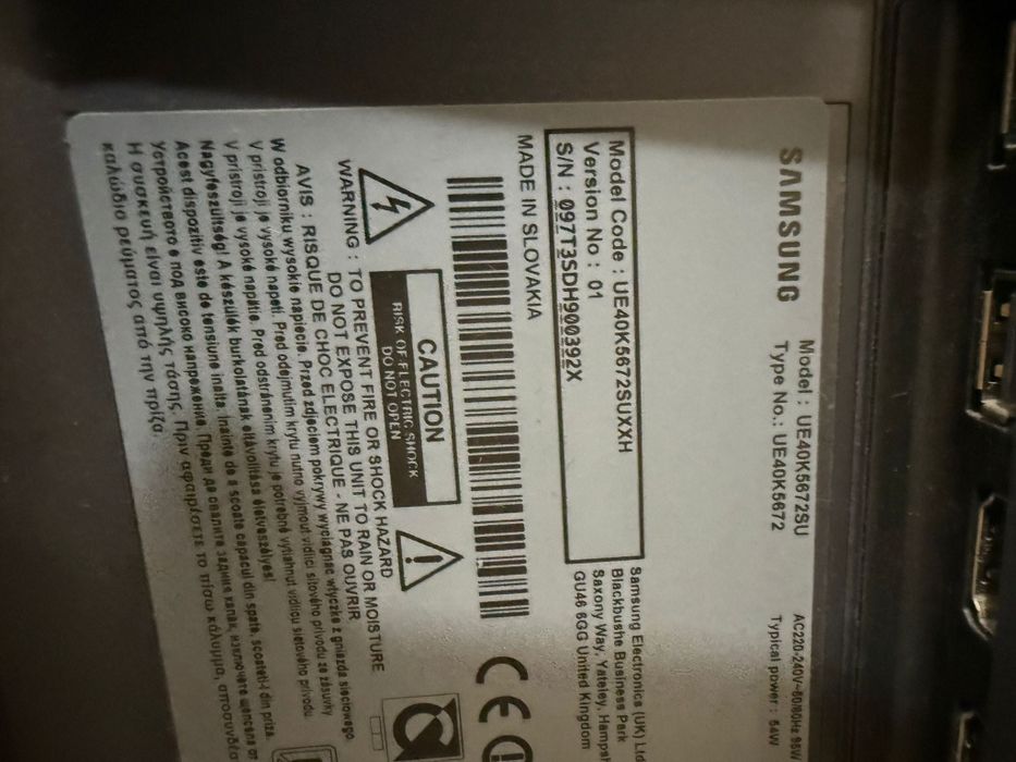 TV Samsung 101cm Amanet BKG