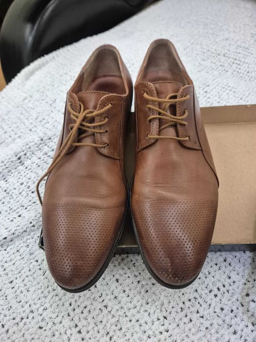 Pantofi maro, barbati, Leoflex, extrem de confortabili, marime 40