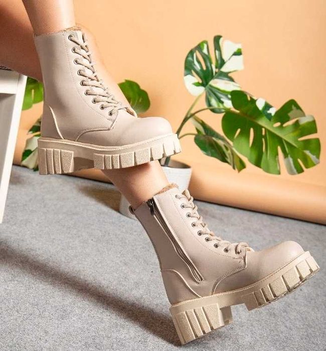 Ghete de Dama îmblănite, nr 37, Bej