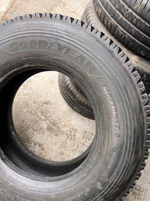 3 anvelope camion 245/70/17.5 , GoodYear , 17 mm !