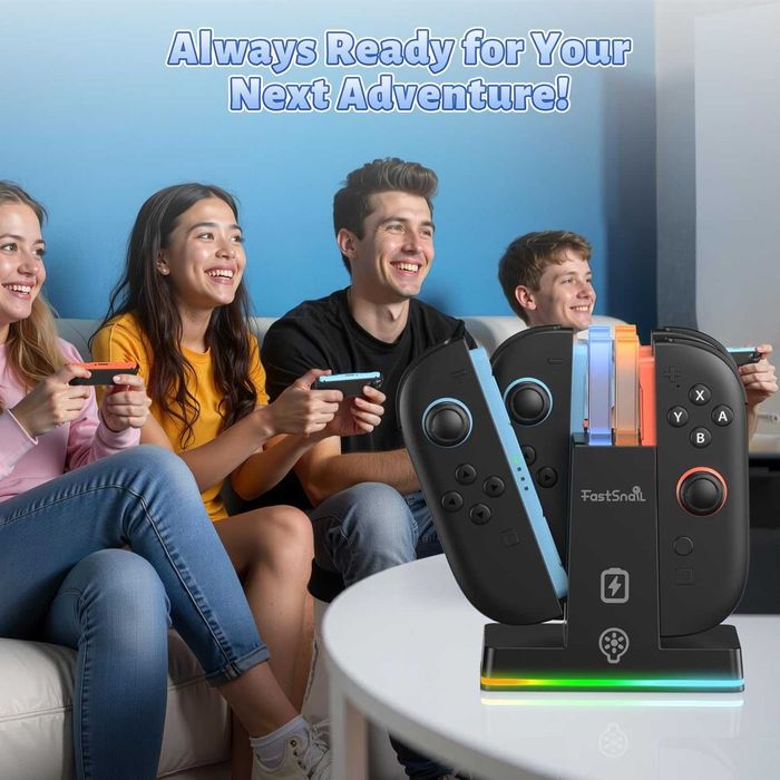 Зарядна докинг станция FASTSNAIL за Nintendo Switch 2 за Joy-Con 2