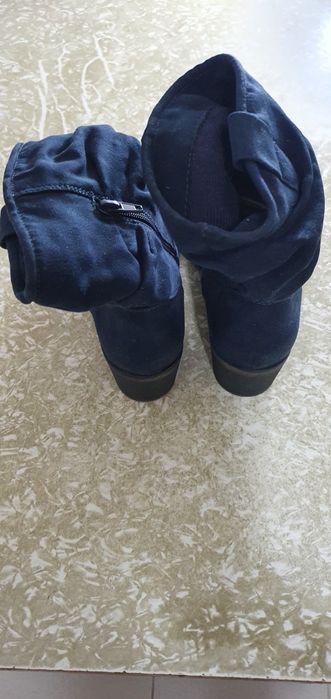 Cizme dama,piele intoarsa,masura 36.