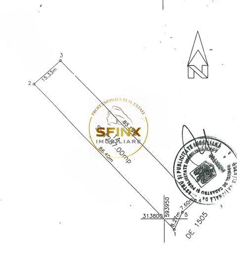 De vanzare - teren 1287mp I FS - 15.87m I Berceni - Oituz