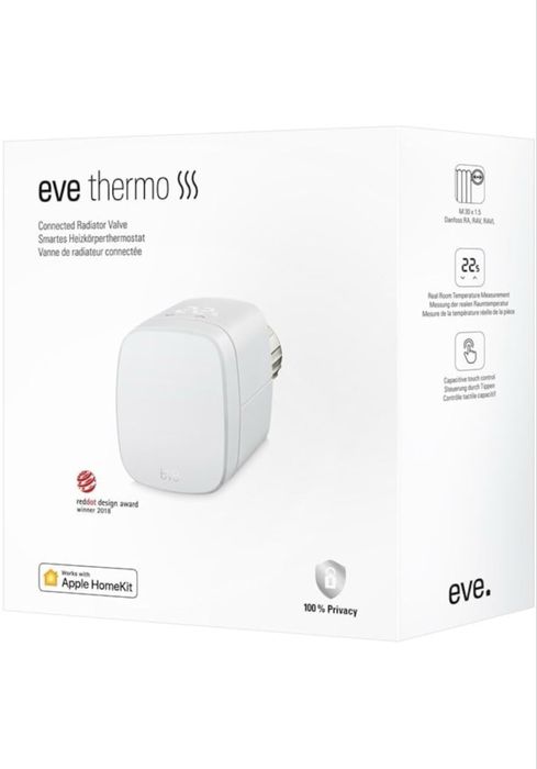 Eve smart thermo Apple home - nou