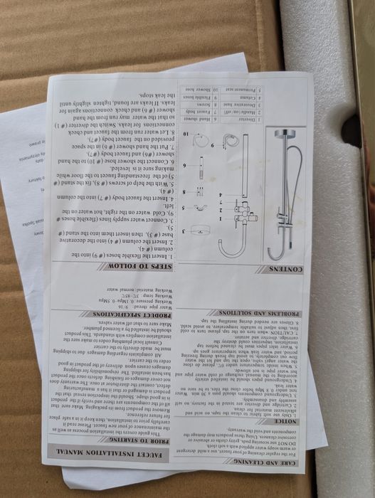 Baterie cada freestanding Rea Carat GOld