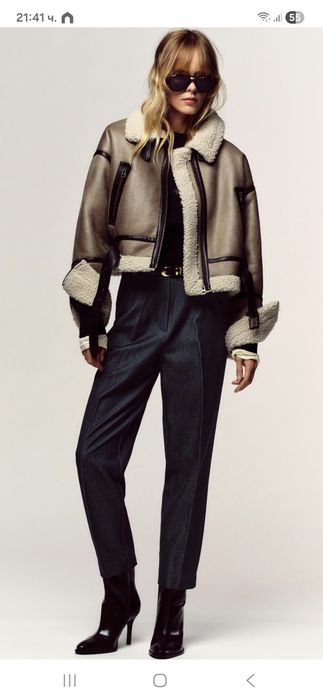 Черен панталон Zara нов