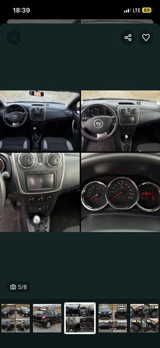 Dacia Sandero Stepway Navi -import Germania/2014-euro 5