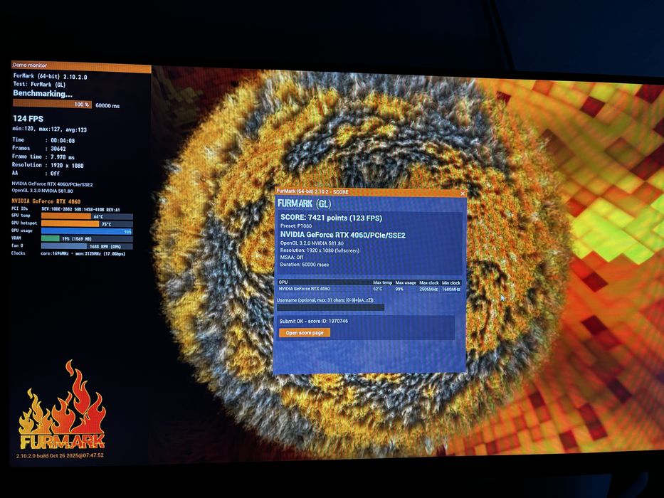 Геймърски компютър Intel 11400f. Rtx 4060. 32 GB RAM. SSD 1 TB M.2