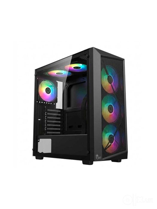 Корпус AVT / GAMING E2 / Черный / Mid Tower (ATX / Micro-ATX /