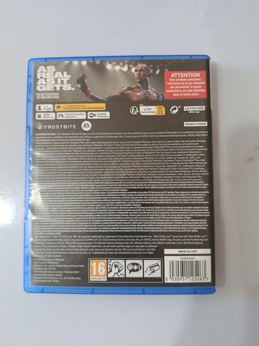 Диск "UFC 5" от Play Station 5
