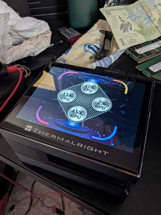 Okazie ‼️ Cooler Aio Thermalright StreamVision 360mm BLACK -  resigilat !