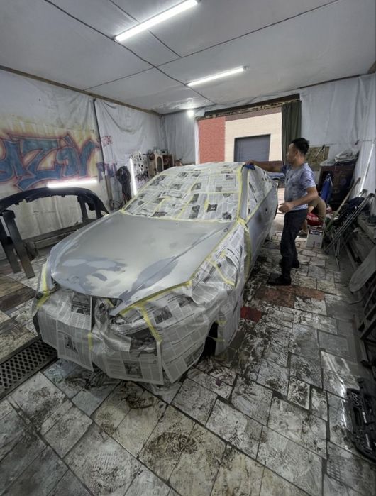 Покраска авто ремонт покраска бампера малярка детальная покраска