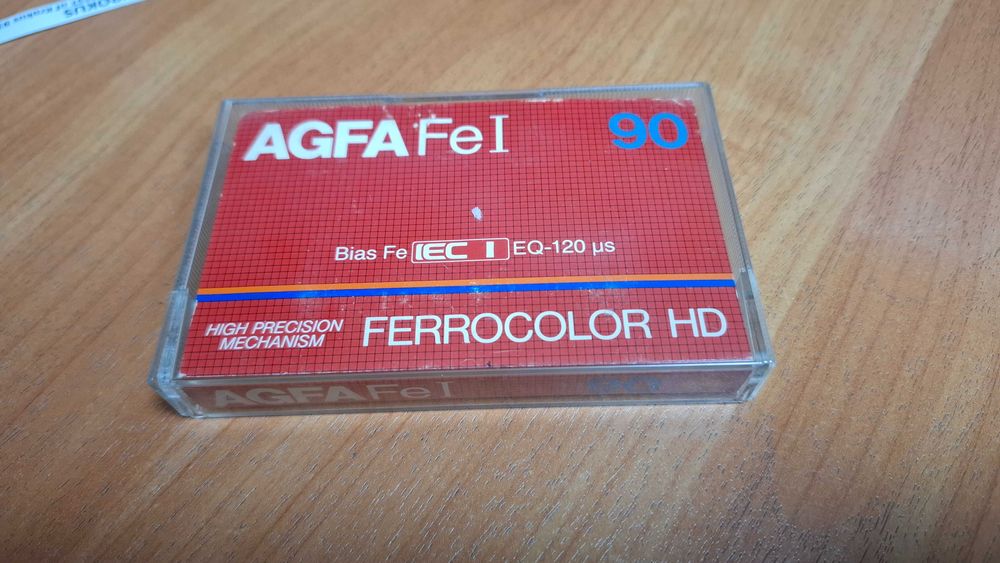 Аудиокассета AGFA Fe I 90 мин Б/У
