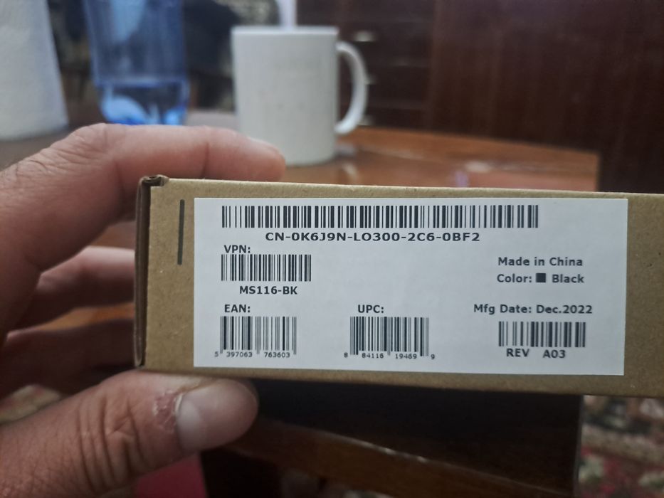 USB- мышь DELL. MS 116. Оригинал.