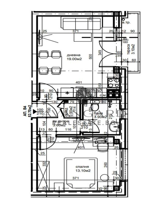 Продава се Двустаен апартамент в Пловдив, Прослав - 64 кв.м за 628 €/кв.м - Снимка #5
