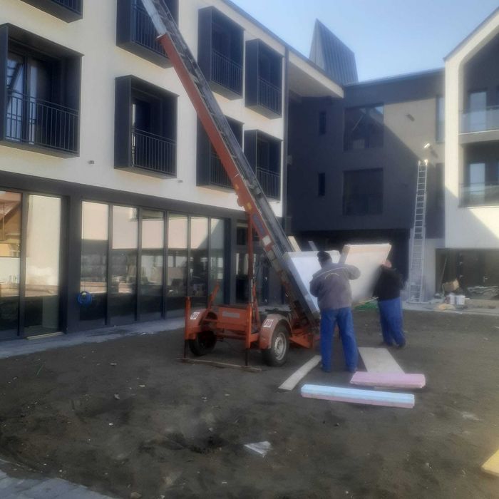 Inchiriez lift exterior scara, nacela materiale constructii