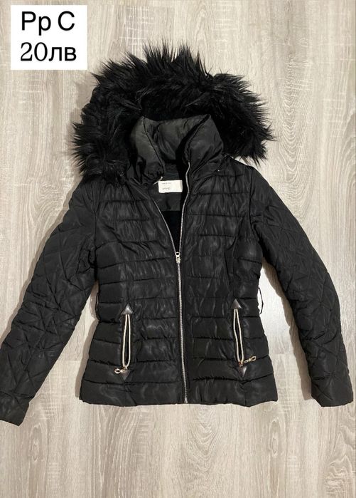 Бяло зимно яке над колянота от LC Waikiki и Черно зимно яке