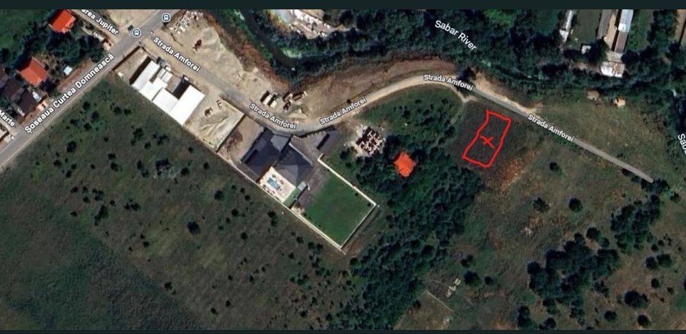 Vand teren intravilan Domnești Ilfov strada Amforei