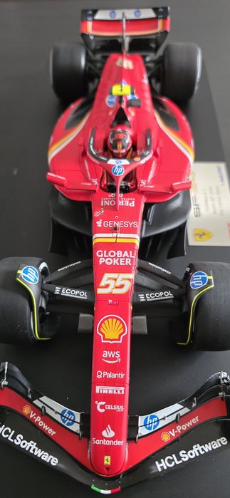 Ferrari SF-24 Carlos Sainz – LookSmart 1:18 – Austin GP 2024 – machetă