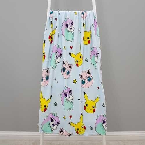 Ново Официално Sherpa Одеяло Покемон 100x150см Поларено меко топло Pokémon Pikachu
