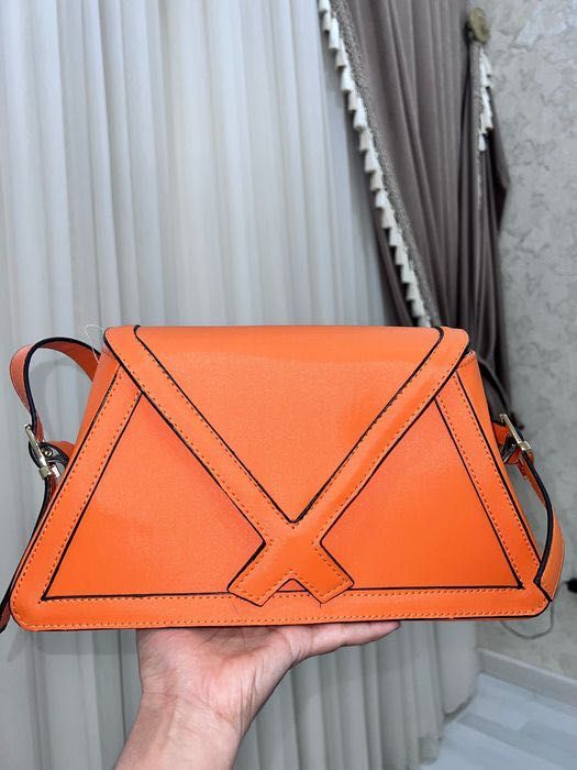 оранжевая сумка женская