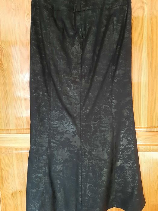 Разкошен СЕТ-Шикозна РИЗА Луксозна и ПОЛА черна КОЖА с Ефекти! НОВ!