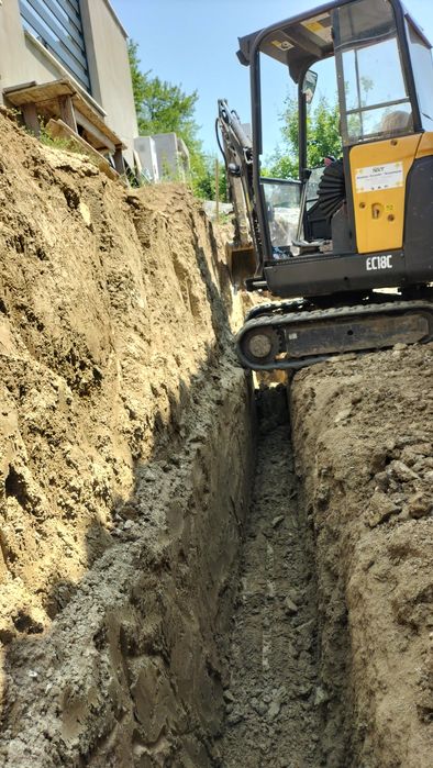 Închiriez/ Excavator/Dumper/Bobcat -Terasamente