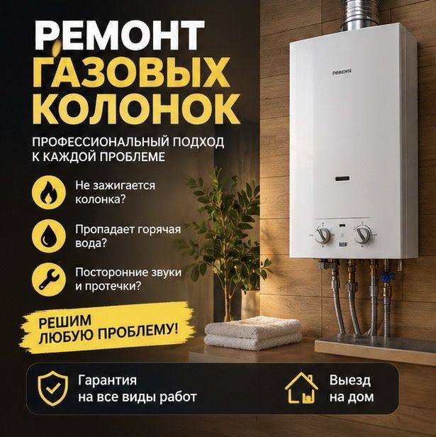 Ремонт газовых колонок и котлов