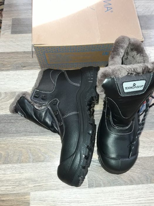 Ботинки кожаные Неогард меховые